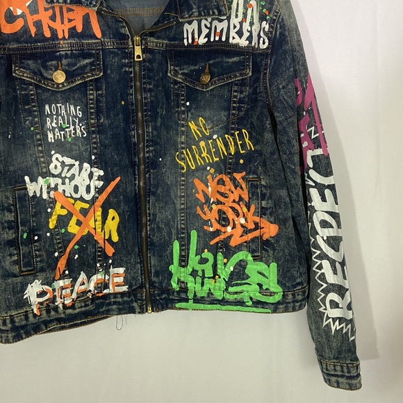 Argonaut Nation Vintage Wash Jean Jacket Size S - Picture 4 of 12